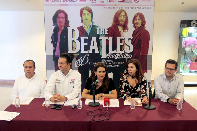 En el concierto participarán 120 artistas, el grupo de Rock Britania, el Coro Filarmónico de Coahuila y la Orquesta Filarmónica del Desierto.