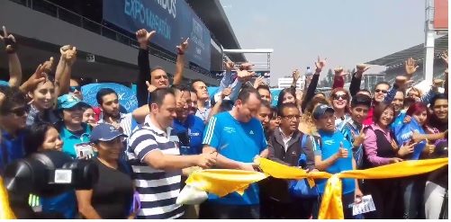 Corte del listón de la Expo Maratón CDMX 