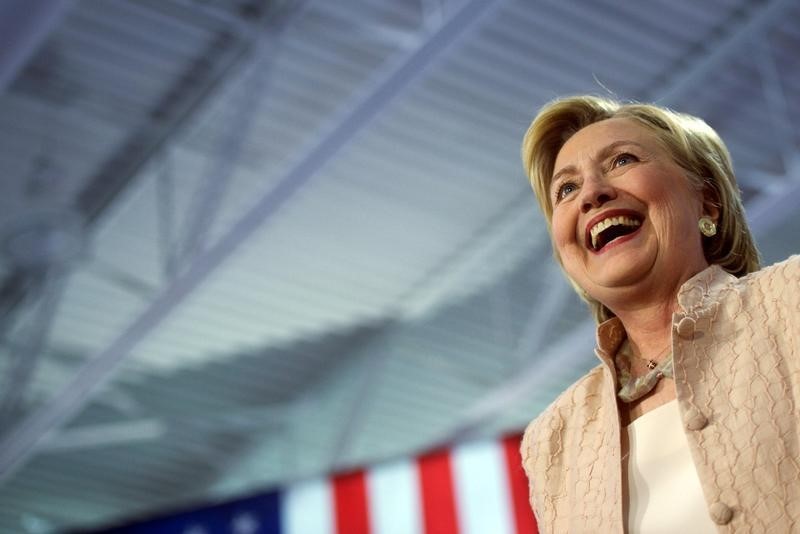 La candidata demócrata, Hillary Clinton.