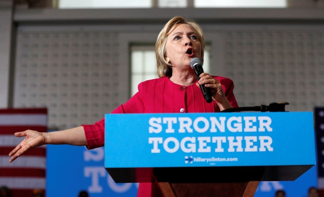 La candidata demócrata, Hillary Clinton.