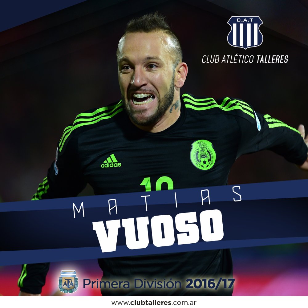 Matías Vouso, nuevo delantero del Talleres de Córdoba