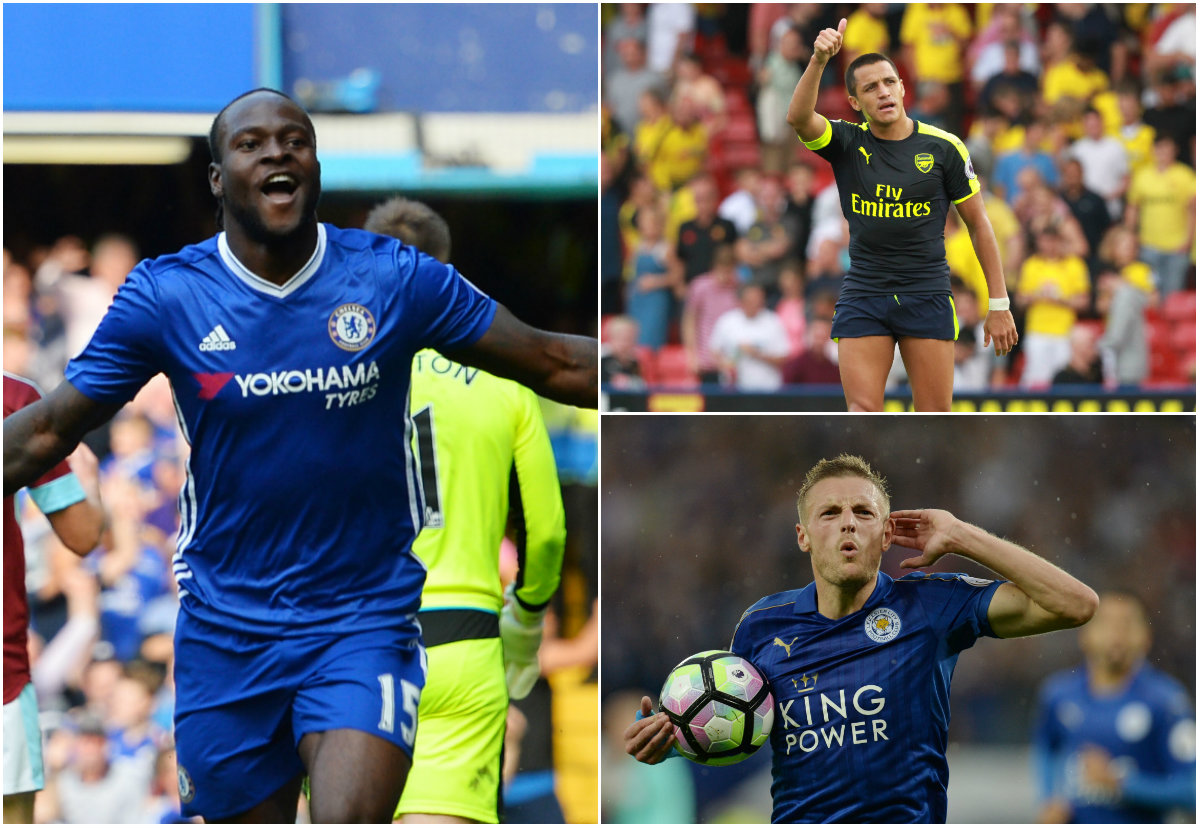 Moses, Sánchez y Vardy brillaron en  sus respectivos partidos