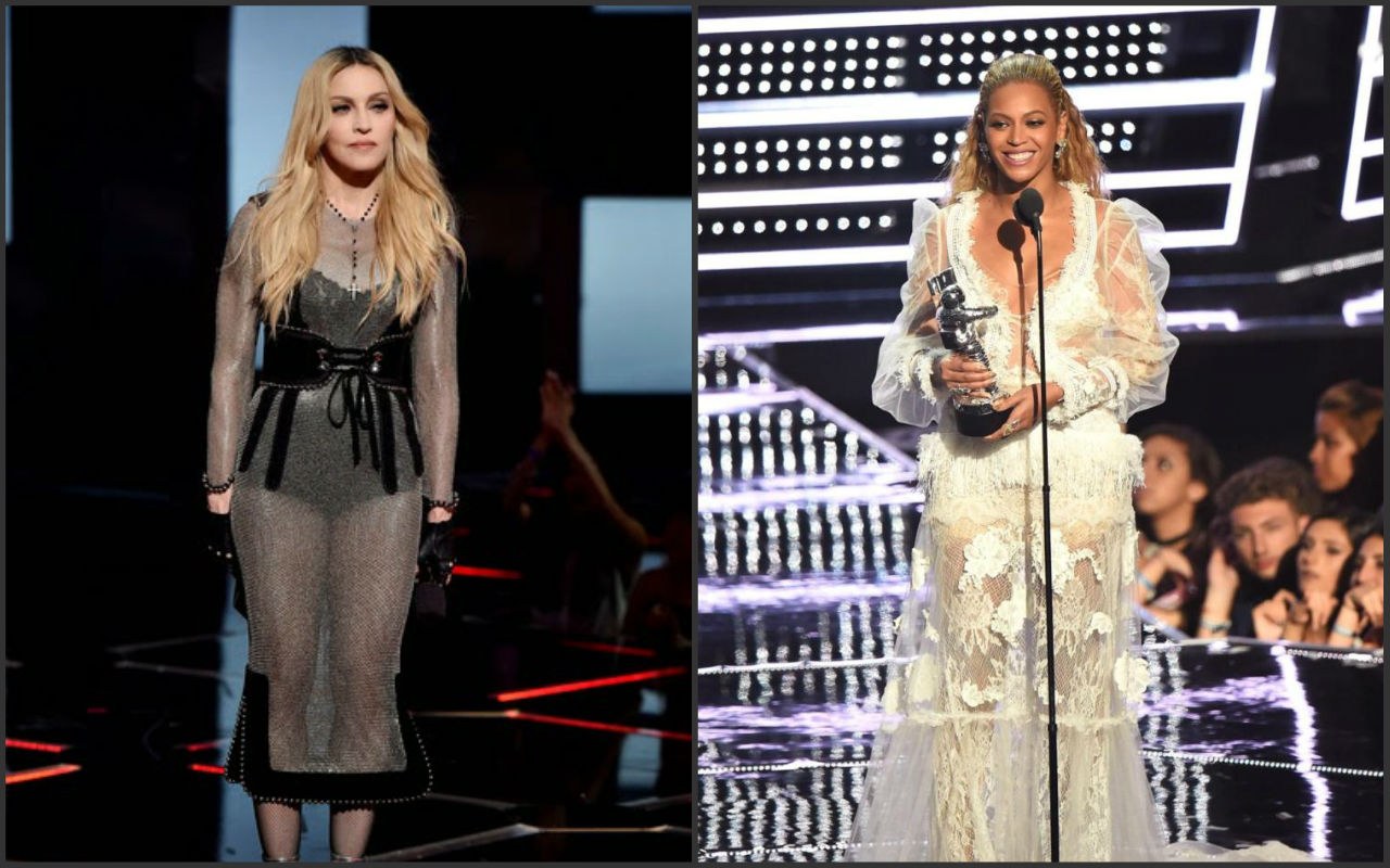 Beyoncé rompió el récord de Madonna con 22 premios VMA, la cantante de 'Like A Virgin' tiene 20.