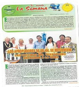 Te cuento la semana es una publicación de 14 páginas que se presenta como la voz de los "presos políticos".