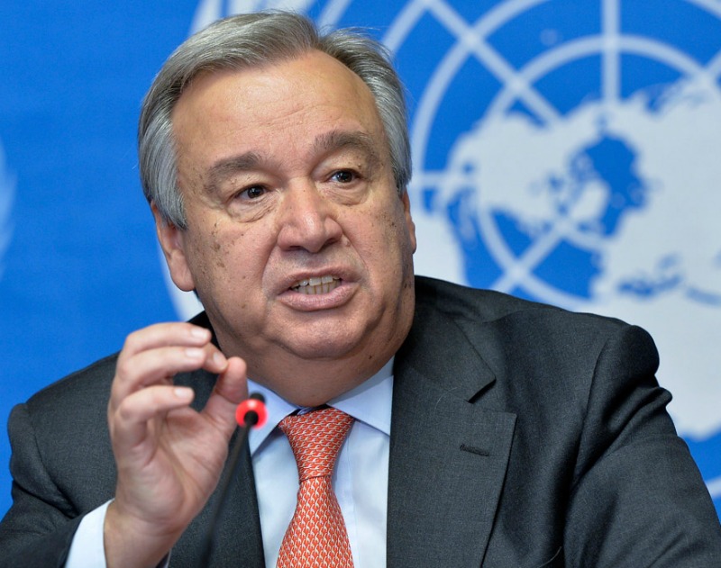 El ex primer ministro de Portugal Antonio Guterres.