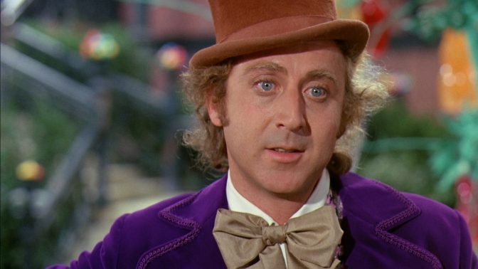 Gene Wilder como Willy Wonka en la cinta de 1971