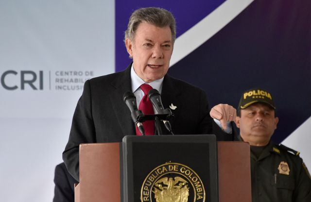 El presidente de Colombia, Juan Manuel Santos.