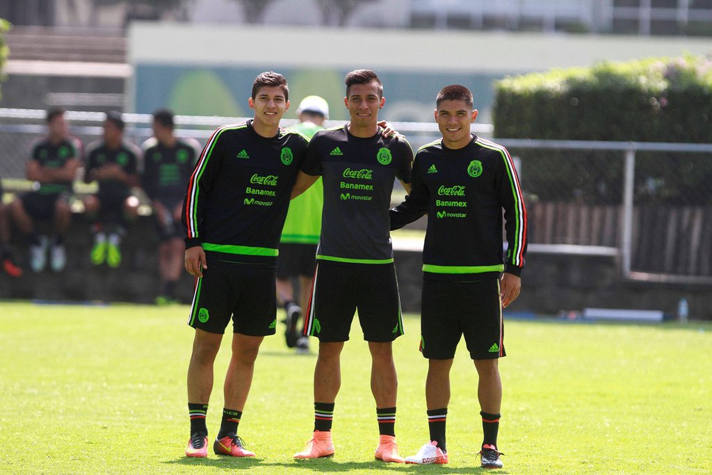 De izquierda a derecha: Ángel Zaldívar, Ángel Sepúlveda y Martín Barragán
