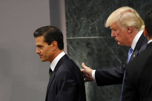 El presidente Enrique Peña Nieto se reunió esta tarde en Los Pinos con el candidato republicano a la Casa Blanca, Donald Trump.