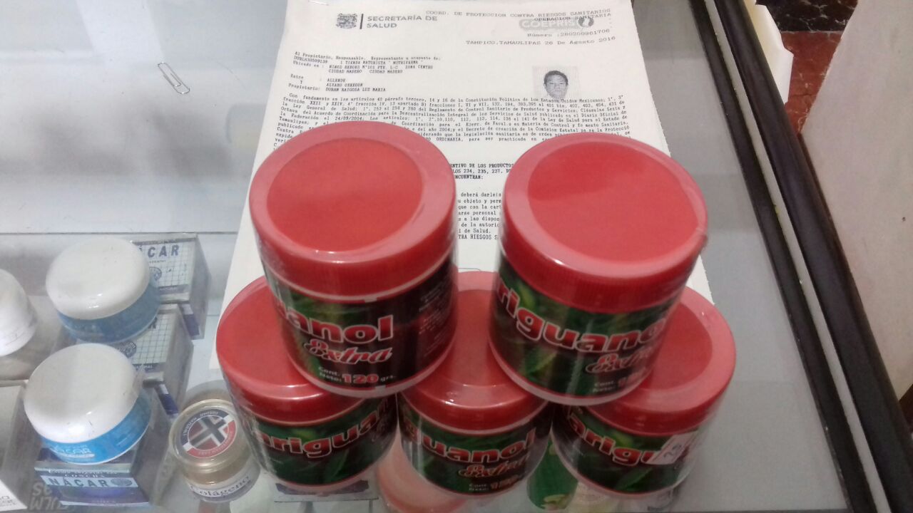 Producto milagro "Mariguanol" venta prohibida