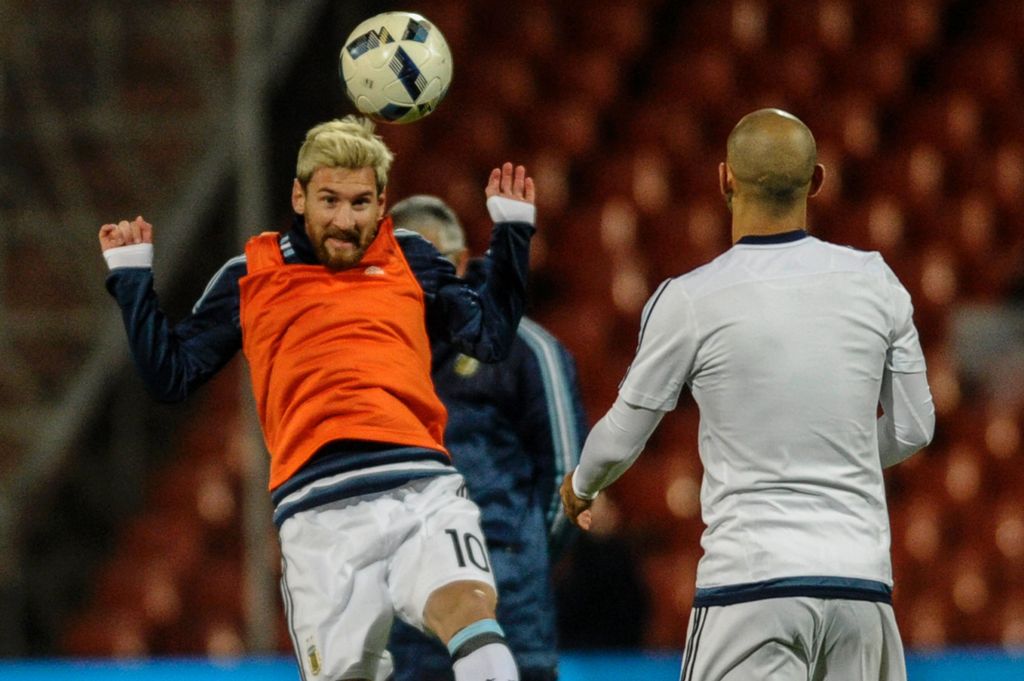 Messi en su 'regreso' a la selección de Argentina 