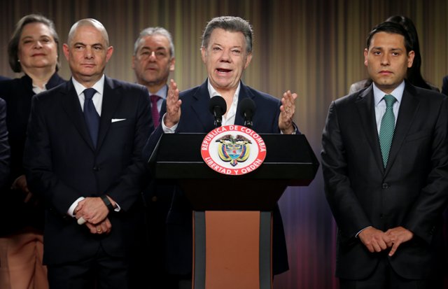 El presidente de Colombia, Juan Manuel Santos.