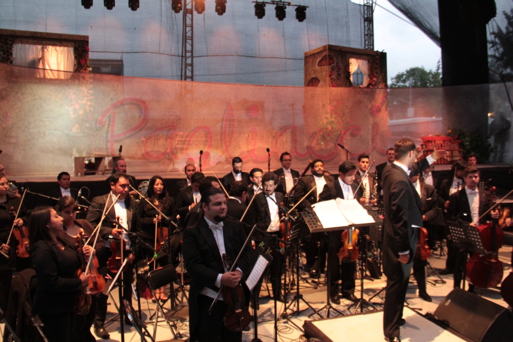 La ópera estuvo acompañada por la Orquesta Sinfónica Mexicana.