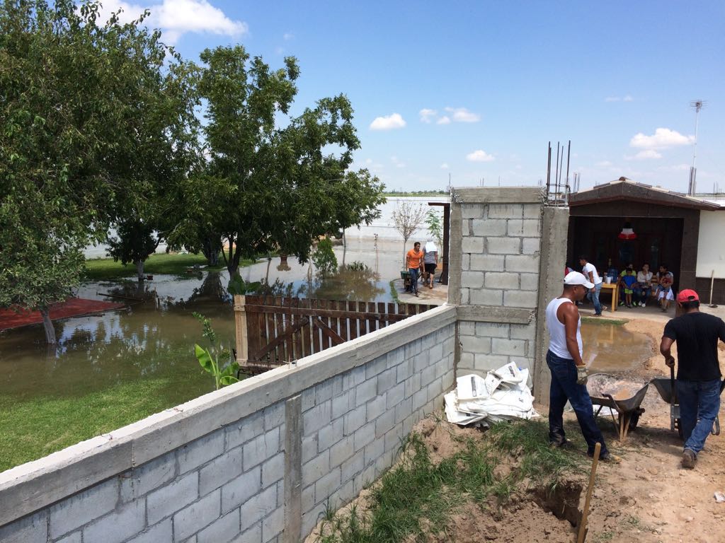 En Coahuila, los daños causados por el río Nazas son menores de lo esperado.