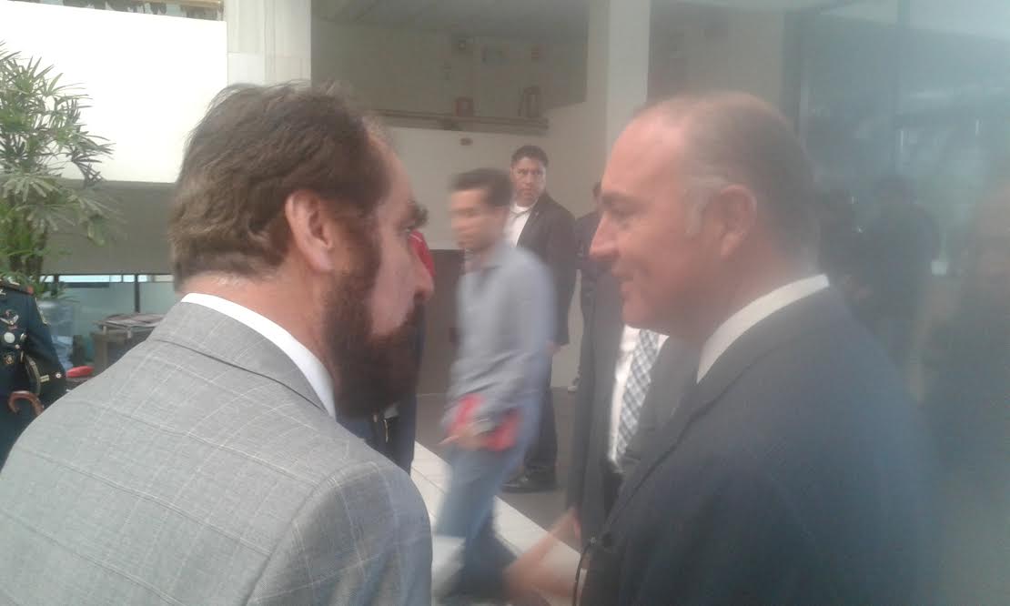 A la derecha, José Calzada Rovirosa, titular de Sagarpa.