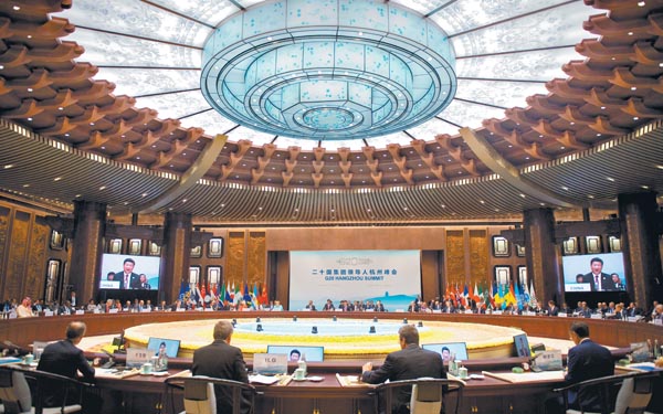 El líder chino Xi Jinping habló de crecimiento mundial lento y volatilidad.