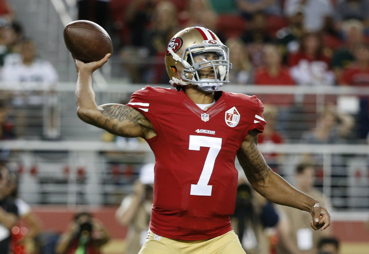 Colin Kaepernick, quarterback de los 49ers