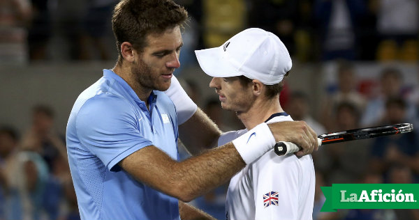 Del Potro y Andy Murray 