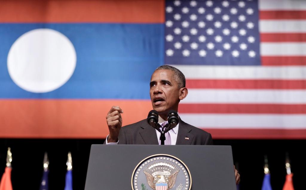 Durante un discurso en Laos el presidente Obama pidió implementar las sanciones contra Corea del Norte.