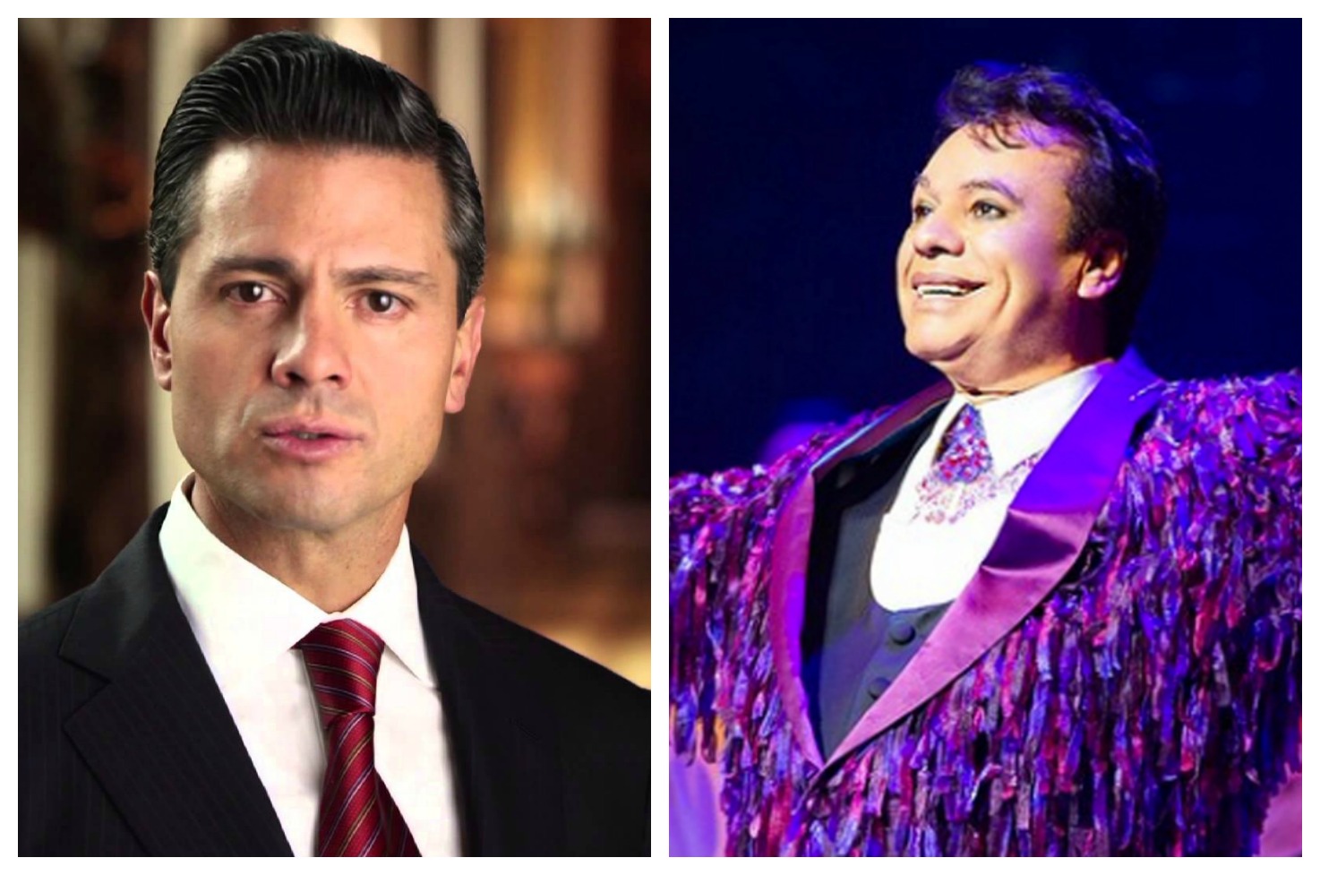 Enrique Peña Nieto y Juan Gabriel. 