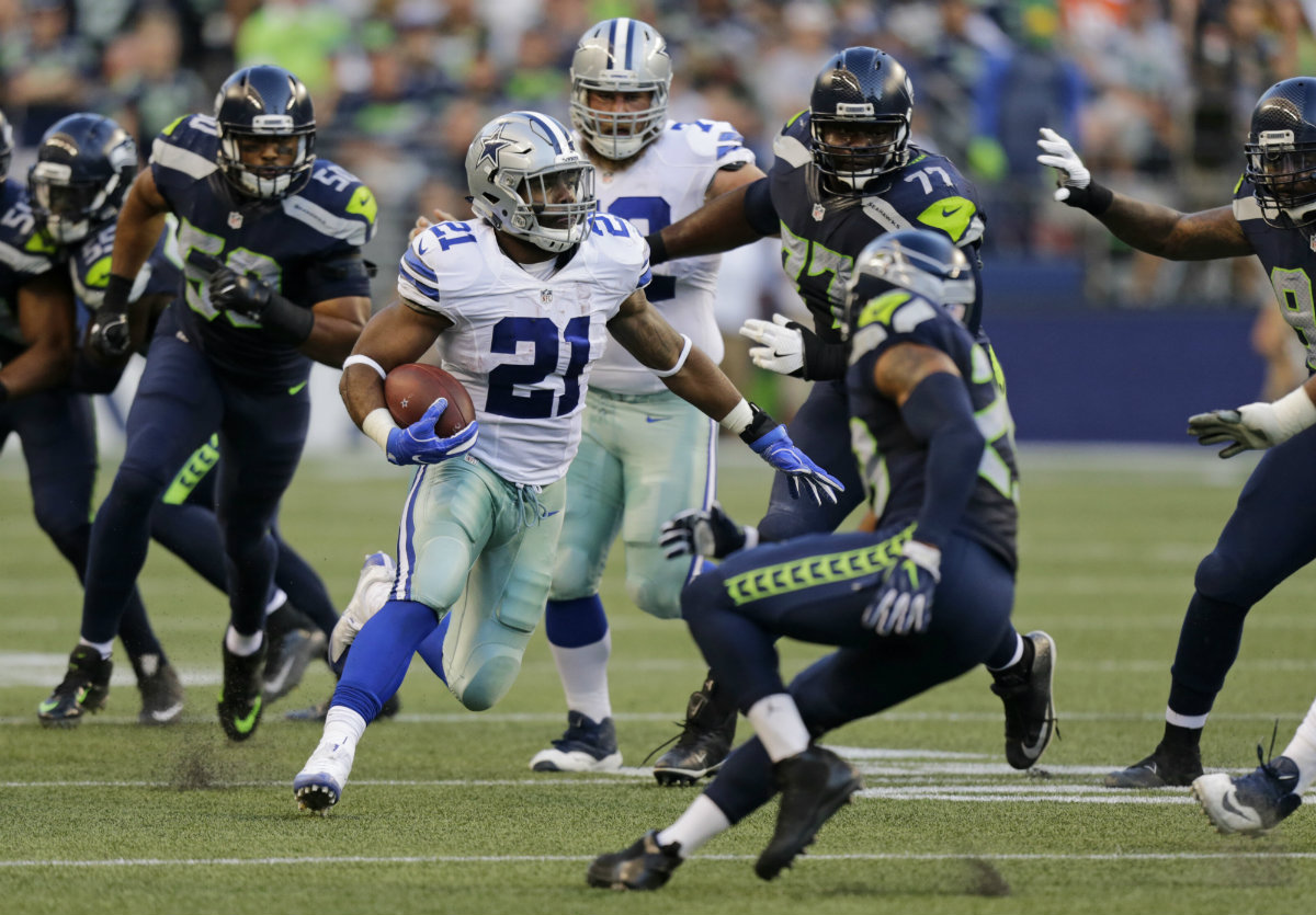 Ezekiel Elliot, corredor de los Vaqueros de Dallas