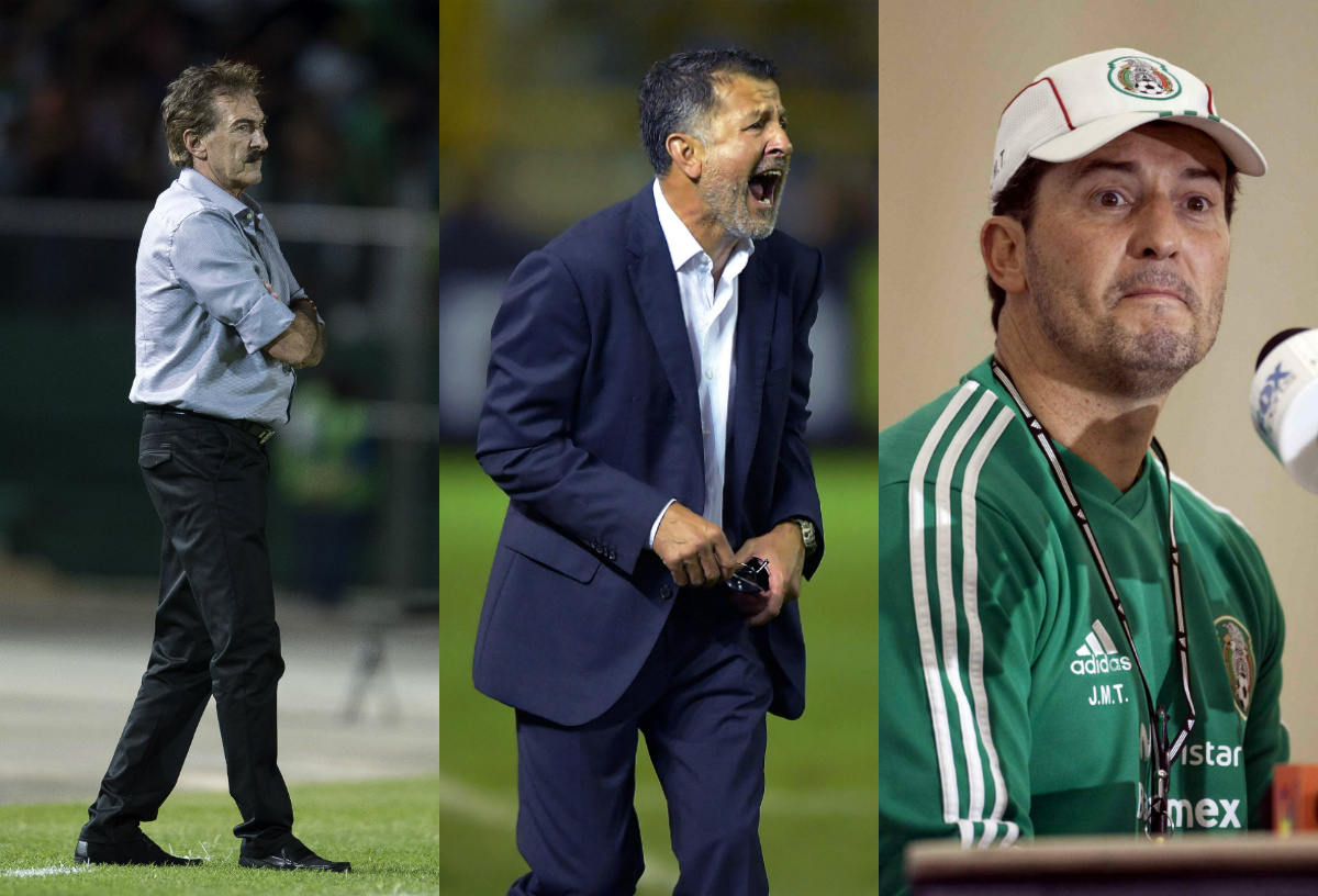 Ricardo La Volpe, Juan Carlos Osorio y José Manuel de la Torre
