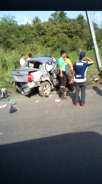 Accidente en carretera Pánuco-Canoas