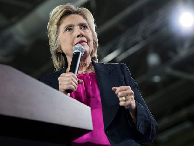 La candidata demócrata, Hillary Clinton.