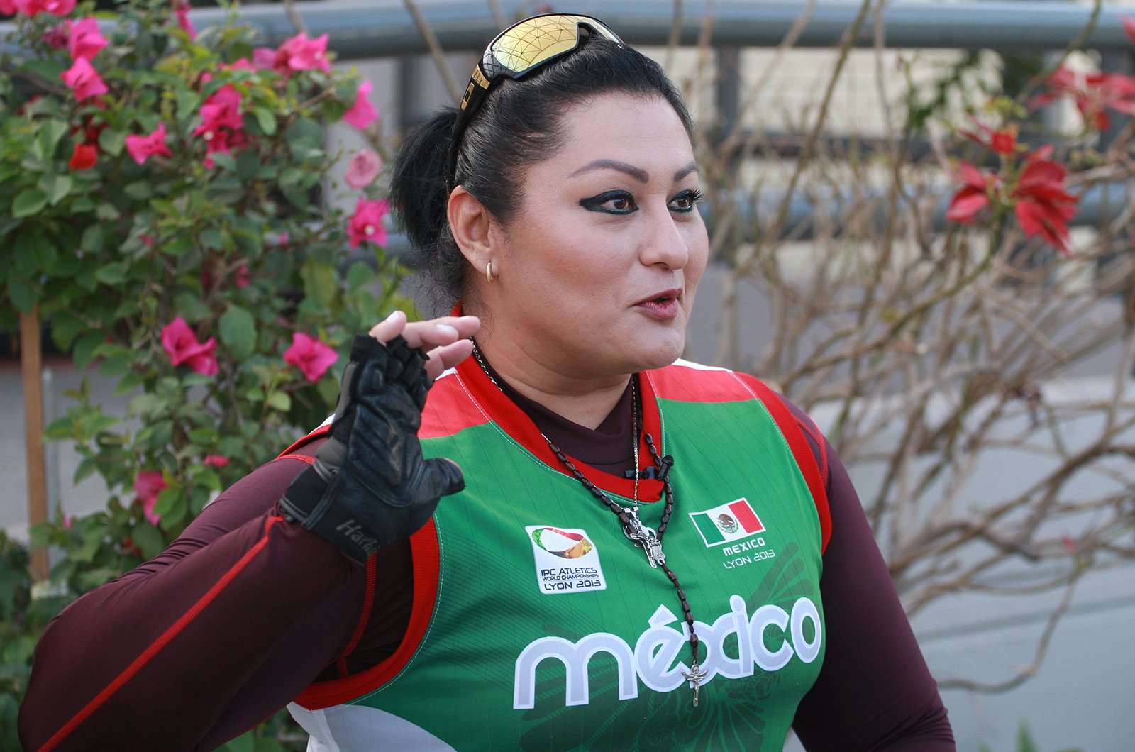 Ángeles Ortiz, atleta paralímpica