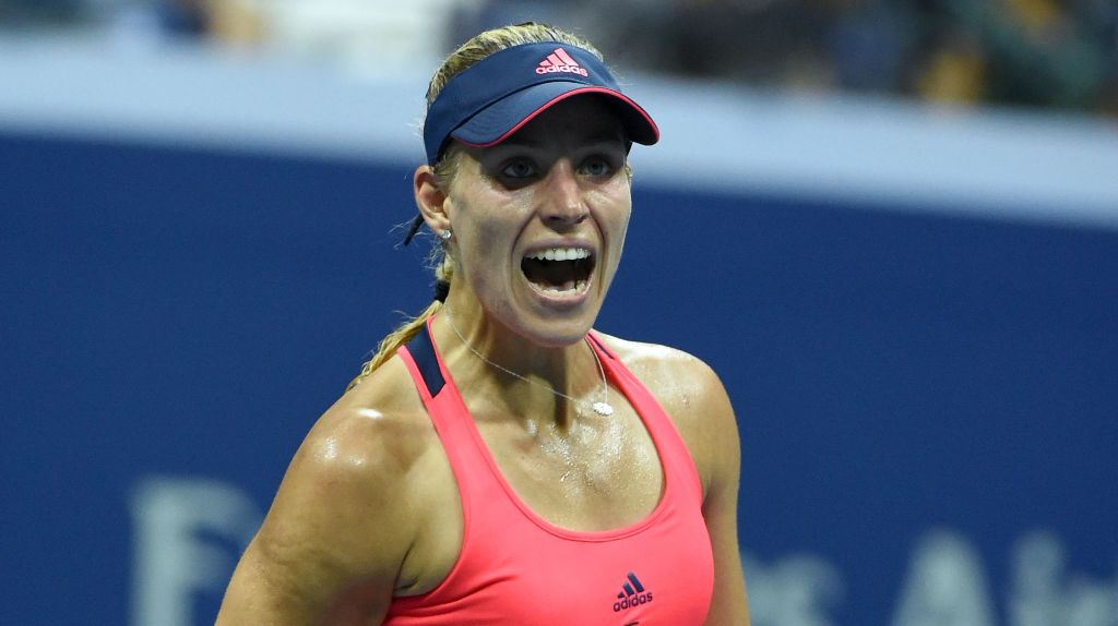 Angelique Kerber celebra su pase a la Final de US Open 