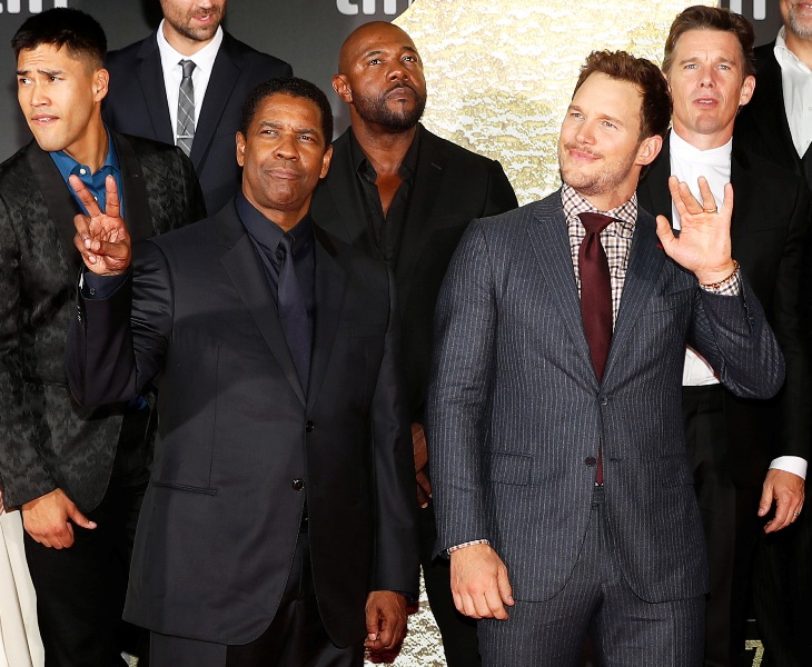 Denzel Washington y Chris Pratt presentaron ‘The Magnificent Seven’ en el Festival Internacional de Cine de Toronto. 