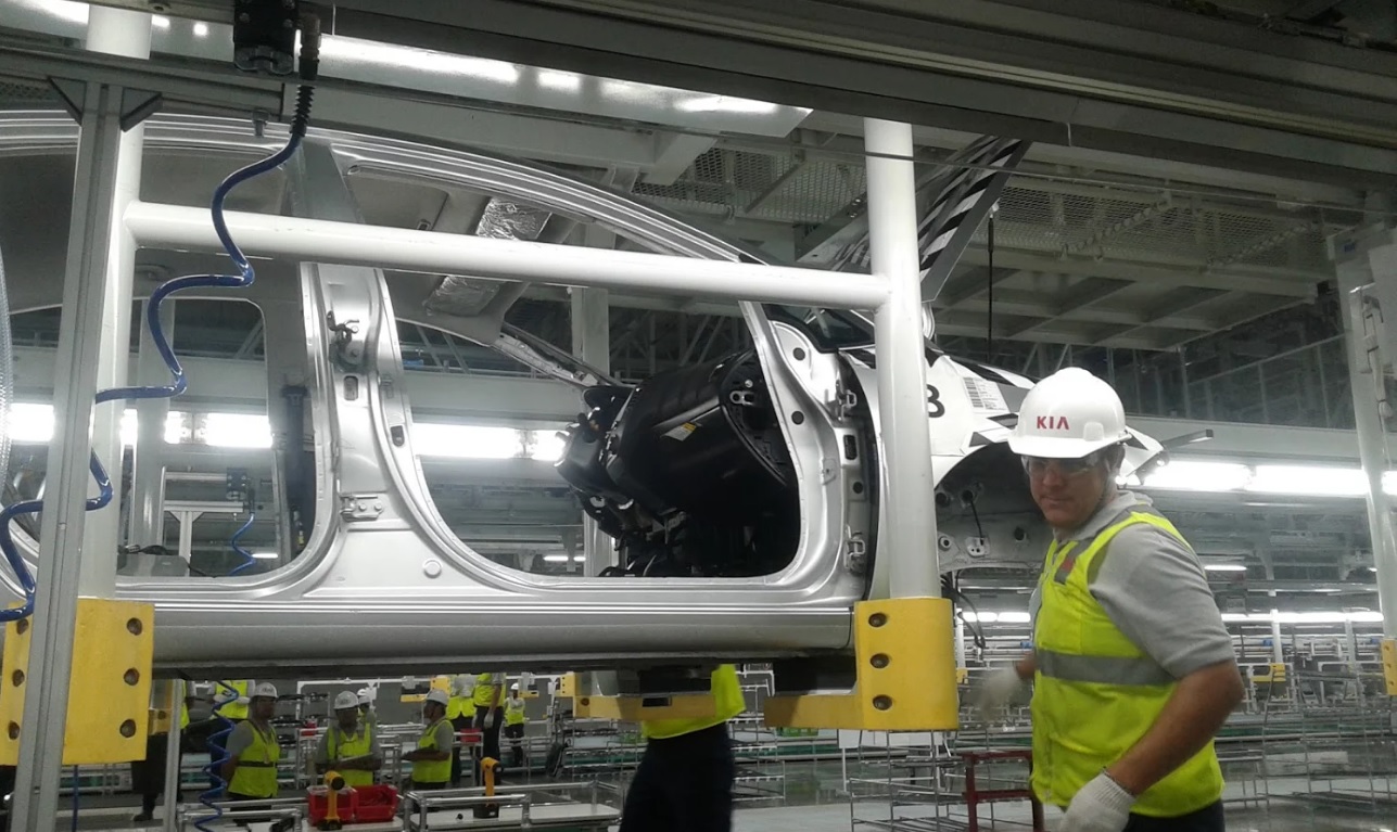 Planta de Kia en Pesquería, Nuevo León.