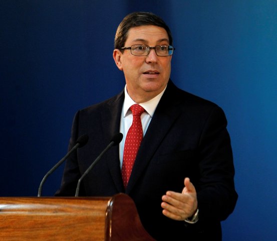 El canciller cubano Bruno Rodríguez.