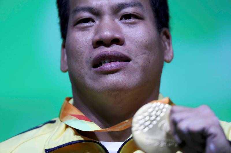 Le Van Cong durante la ceremonia de premiación