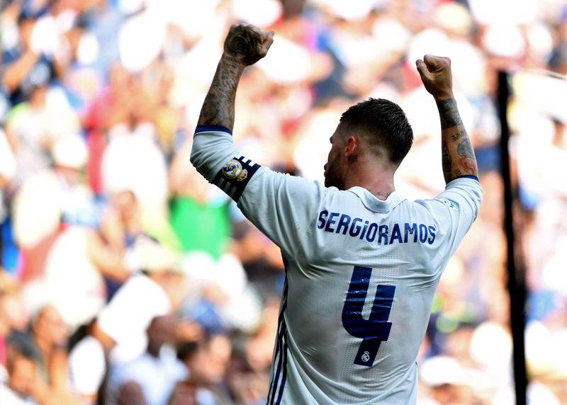 Sergio Ramos marcó el tercero con asistencia de Modric