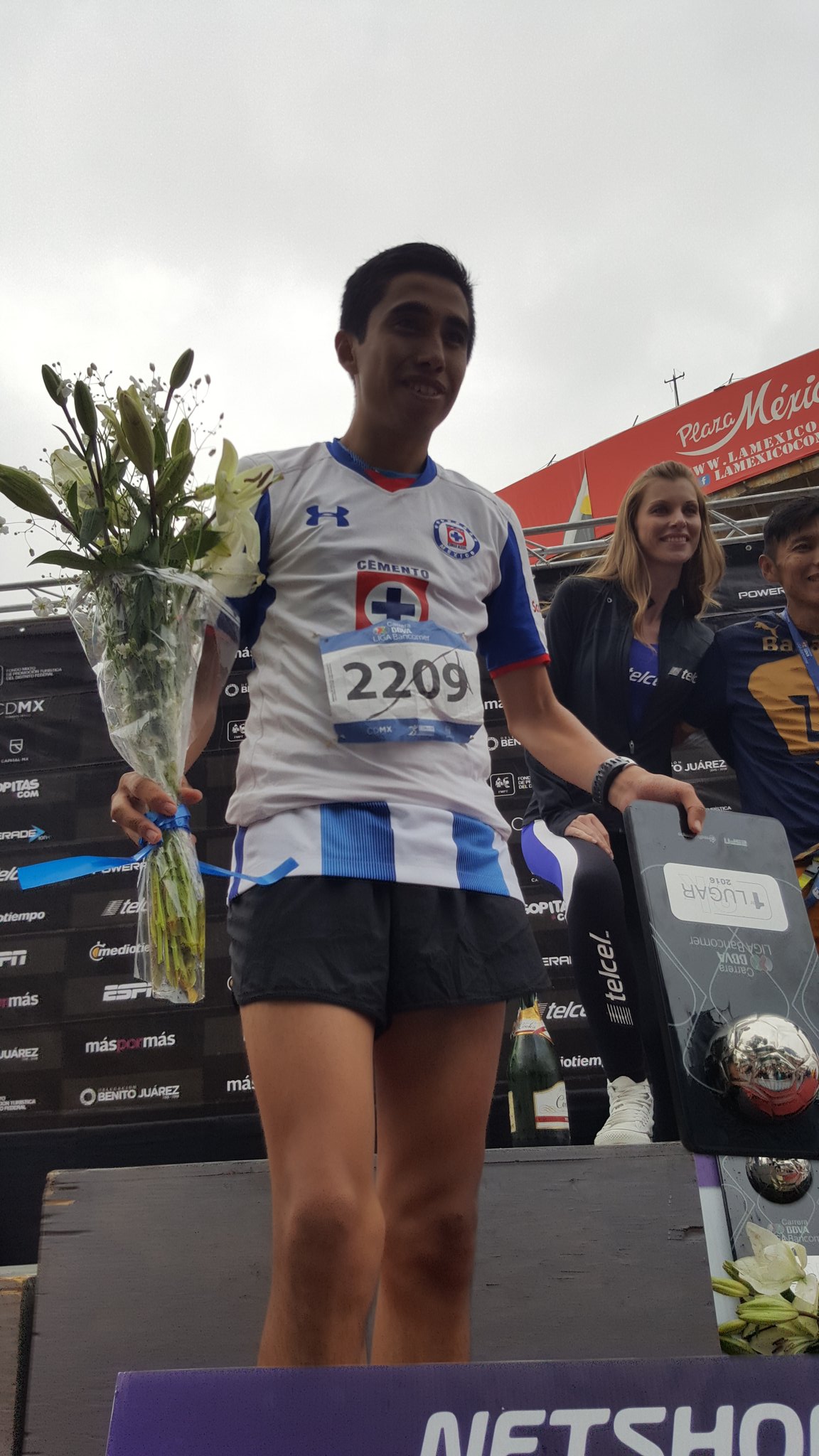 Alberto Marmolejo conquistó la carrera de la Liga Mx