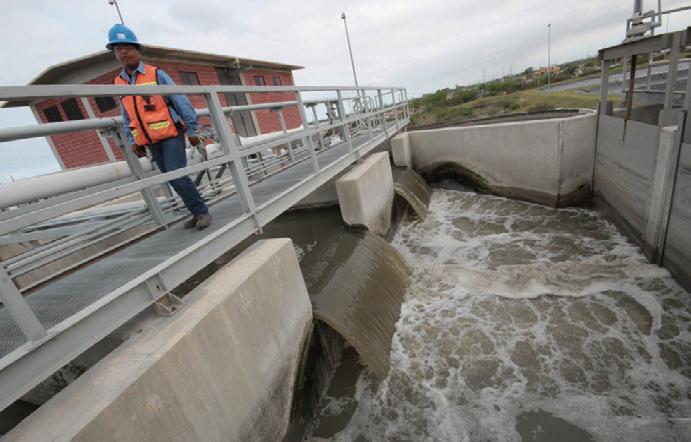 Solo el 25 por ciento de agua limpia llega a la zona conurbada.