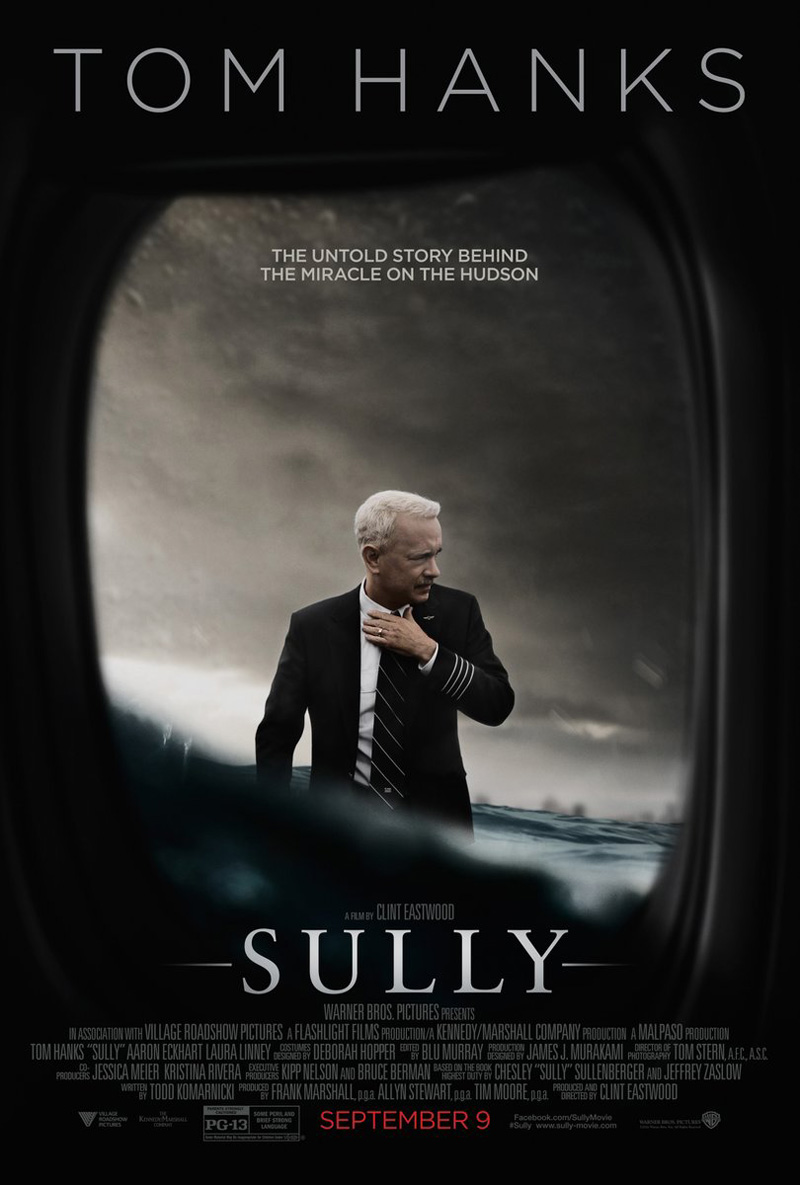 Tom Hanks interpreta al piloto Sully. 