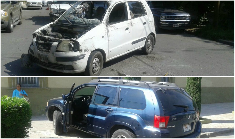 Se registró una volcadura en la colonia centro de Torreón la mañana de este lunes.