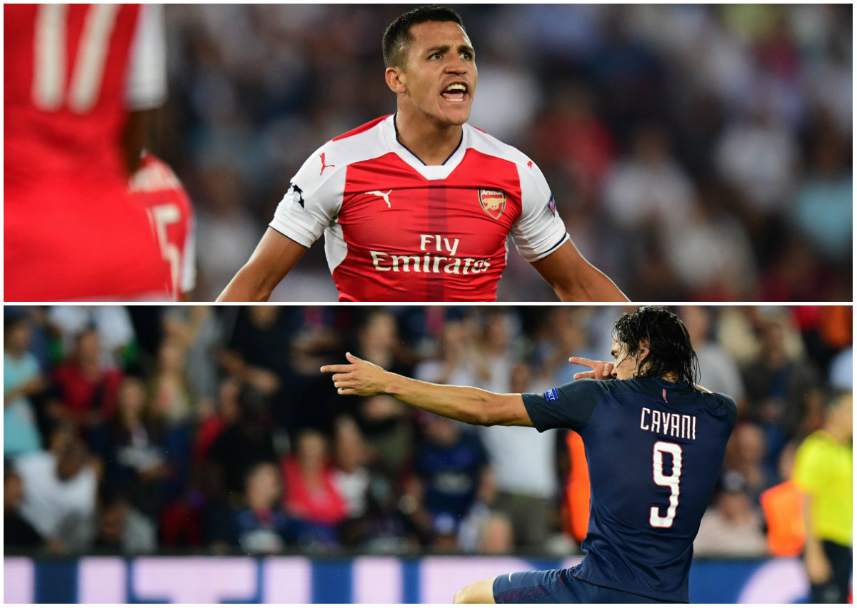 Alexis y Cavani fueron factor en el partido