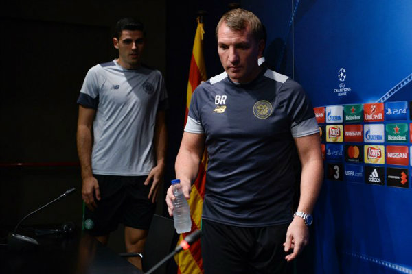Brendam Rodgers, técnico del Celtic 
