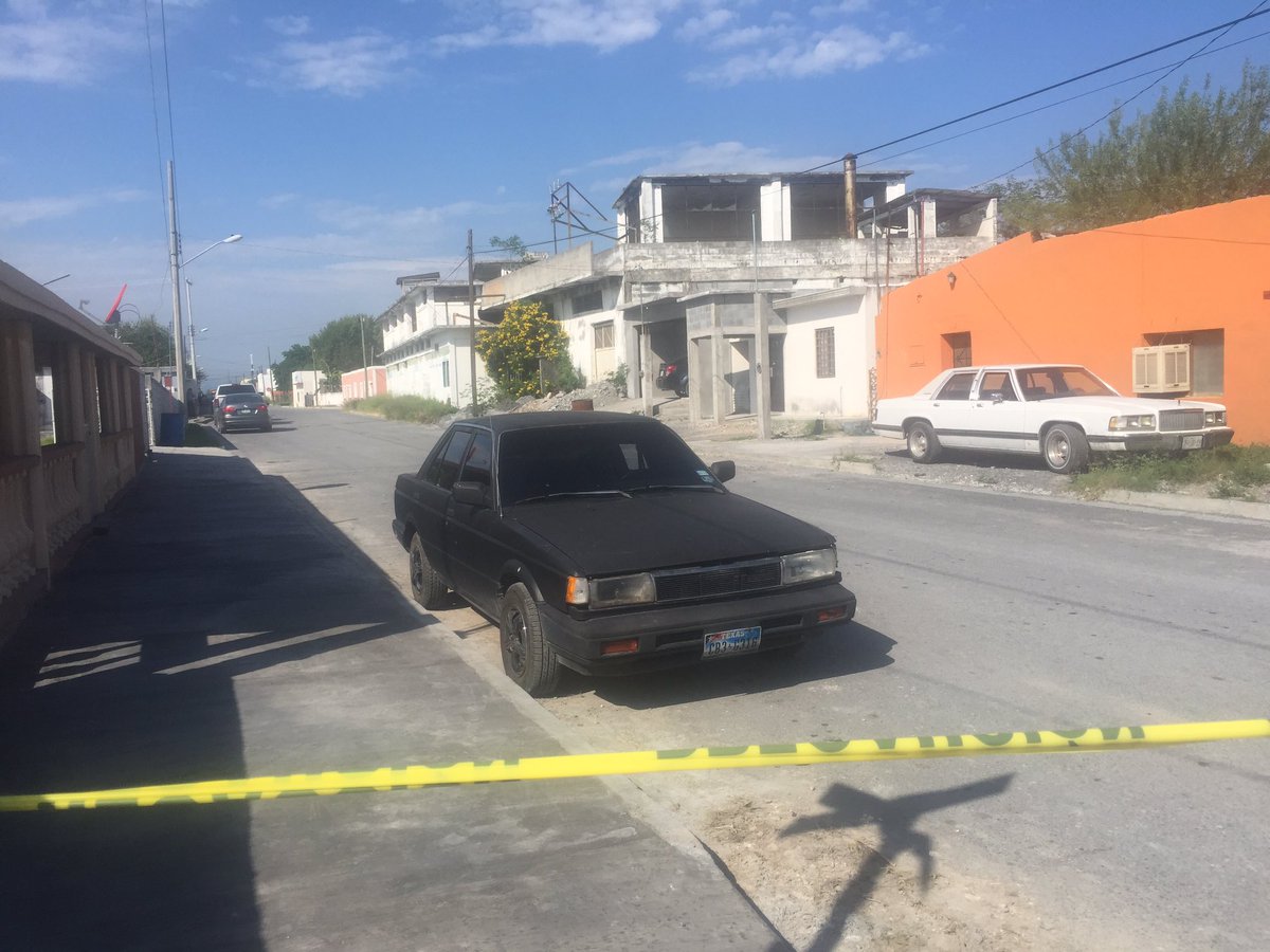 La zona fue abanderada durante las labores de investigación.