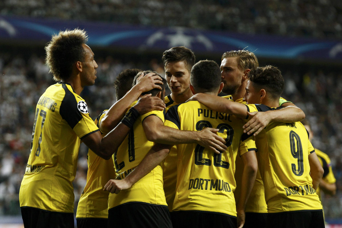 El Borussia fue contundente contra el Legia de Varsovia