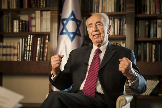 Shimon Peres, ex presidente de Israel.