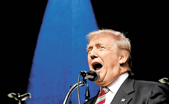 El candidato republicano a la presidencia de Estados Unidos. 