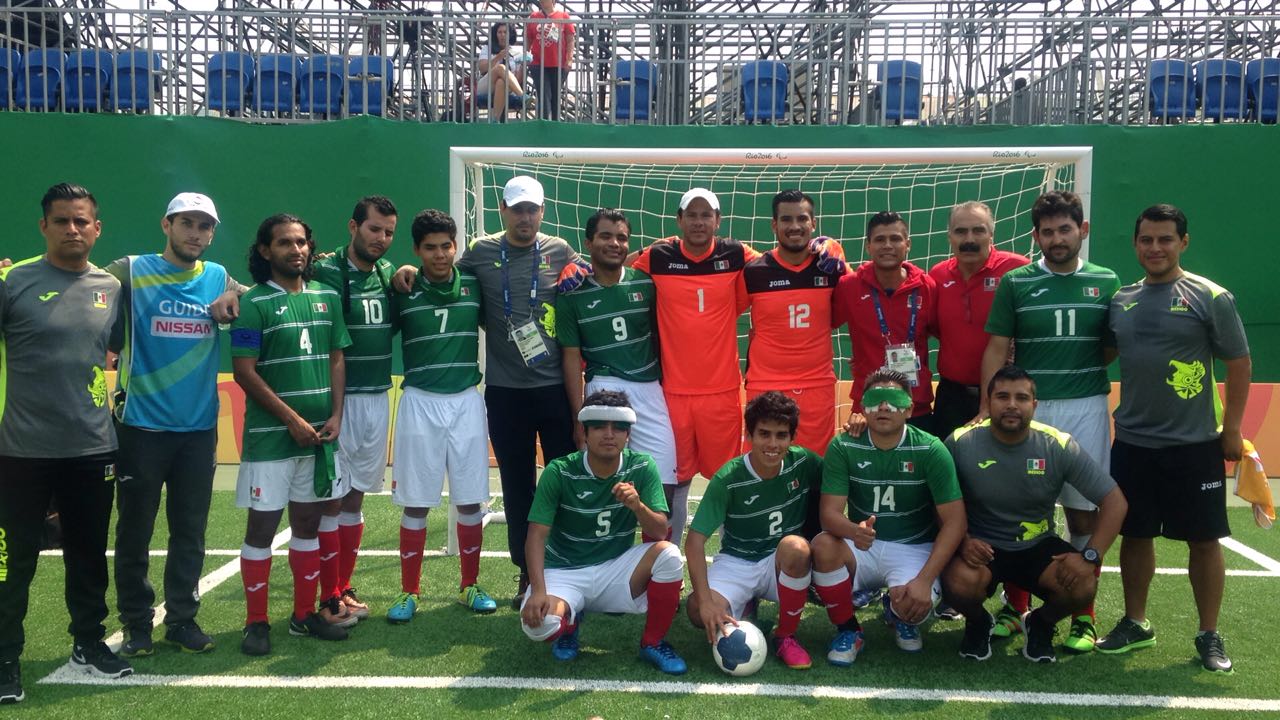 México, séptimo lugar en Futbol 5 de Paralímpicos 