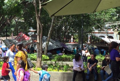CNTE marcha en Oaxaca