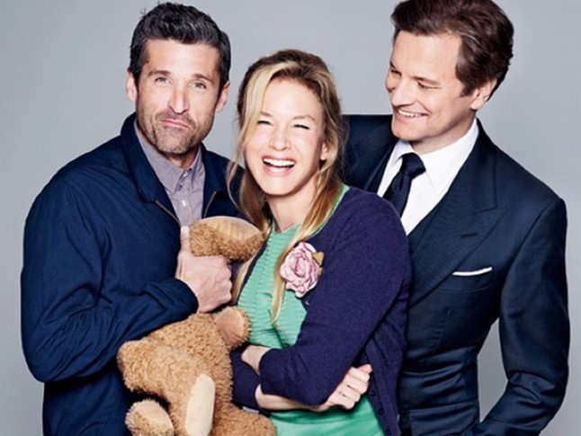 Patrick Dempsey, Renée Zellweger y Colin Firth protagonizan 'El bebé de Bridget Jones'. 