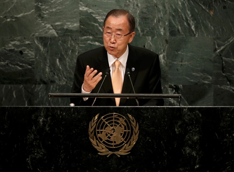 Durante su intervención, el jefe de la ONU, Ban Ki-moon, dio su último discurso centrado en poner fin a la violencia en Siria.
