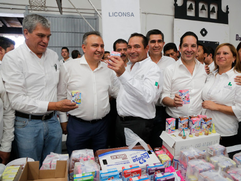 El titular de Sedesol, Enrique Miranda Nava, en gira de trabajo por Querétaro.